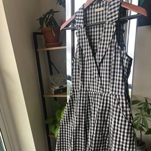 Black and White Gingham Dress